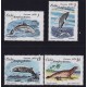 CUBA 1980 SERIE COMPLETA DE ESTAMPILLAS NUEVAS MINT FAUNA MARINA